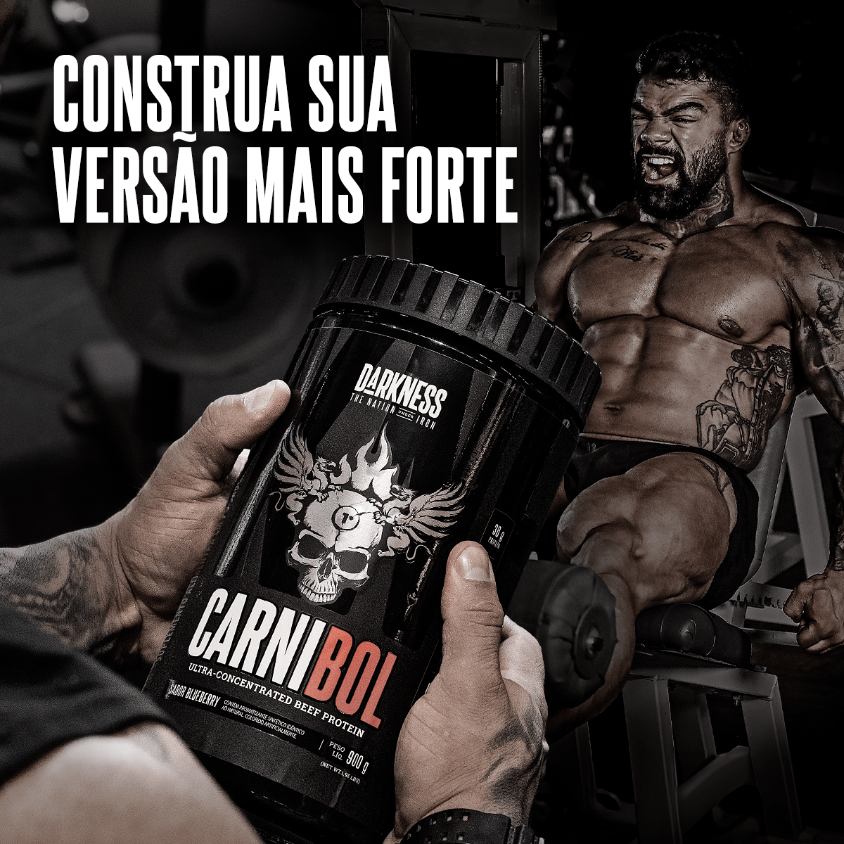 Carnibol Darkness – Proteína de Carne (900g)