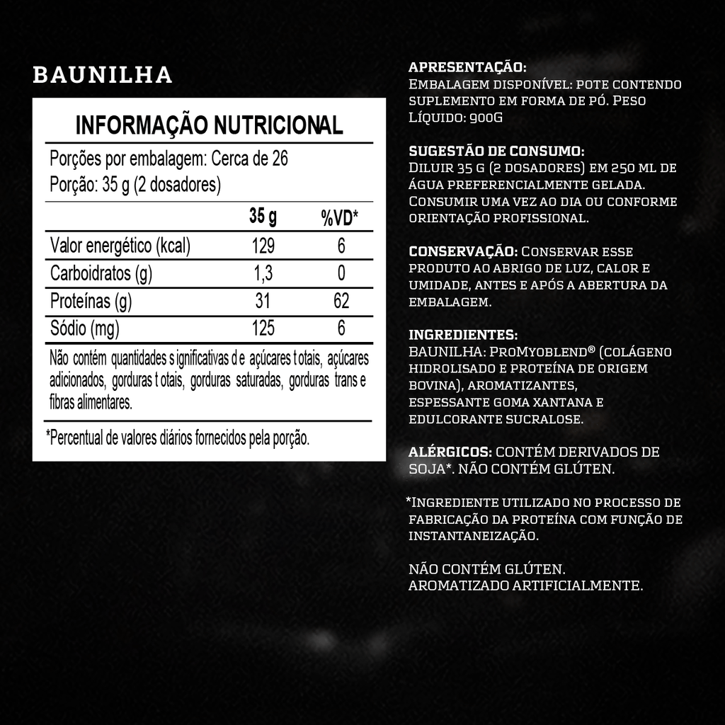 Carnibol Darkness – Proteína de Carne (900g)