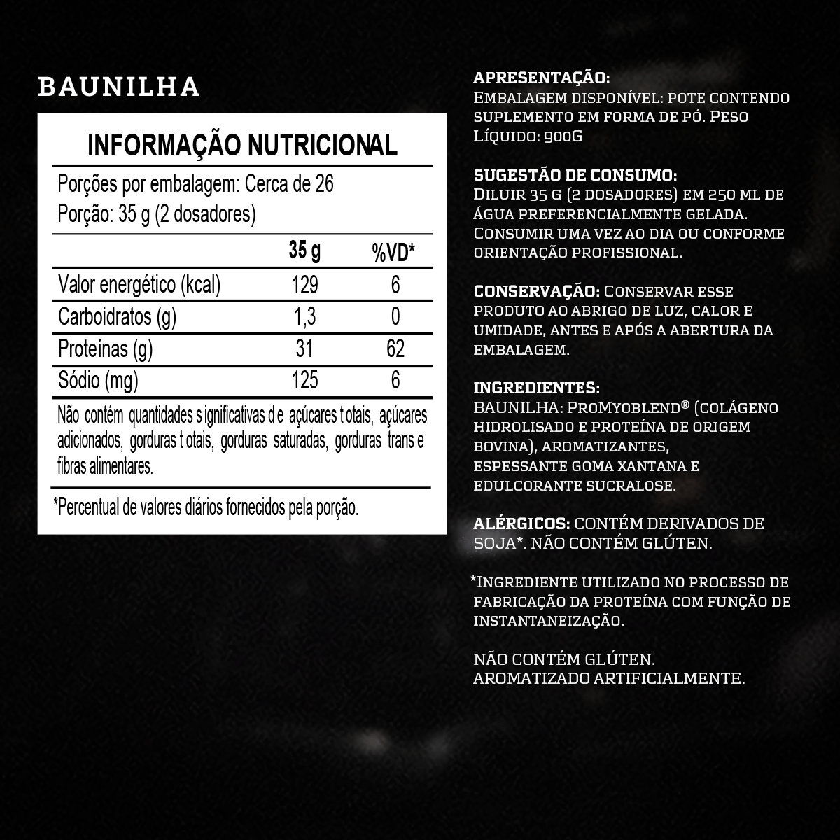 Carnibol Darkness – Proteína de Carne (900g)