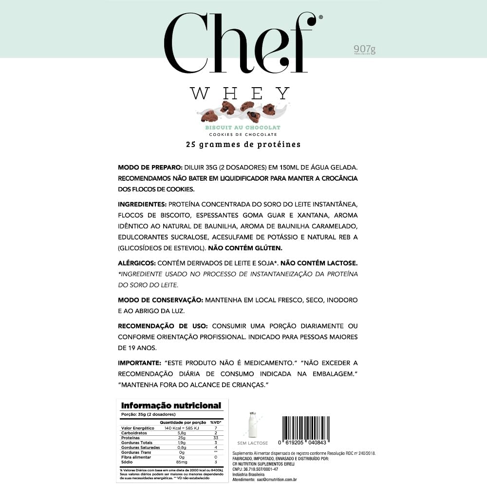 Chef Whey Ed Paris 6 Gourmet (800g)