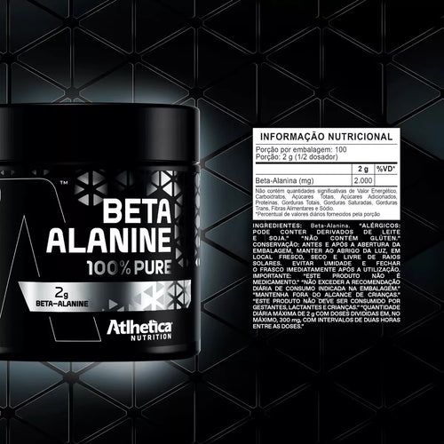 Beta-Alanine 100% Pure (200g) - Atlhetica