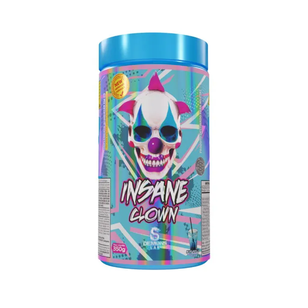 Pré-Treino Insane Clown (350g) - Demons Lab | Energia, Foco e Força Explosiva!