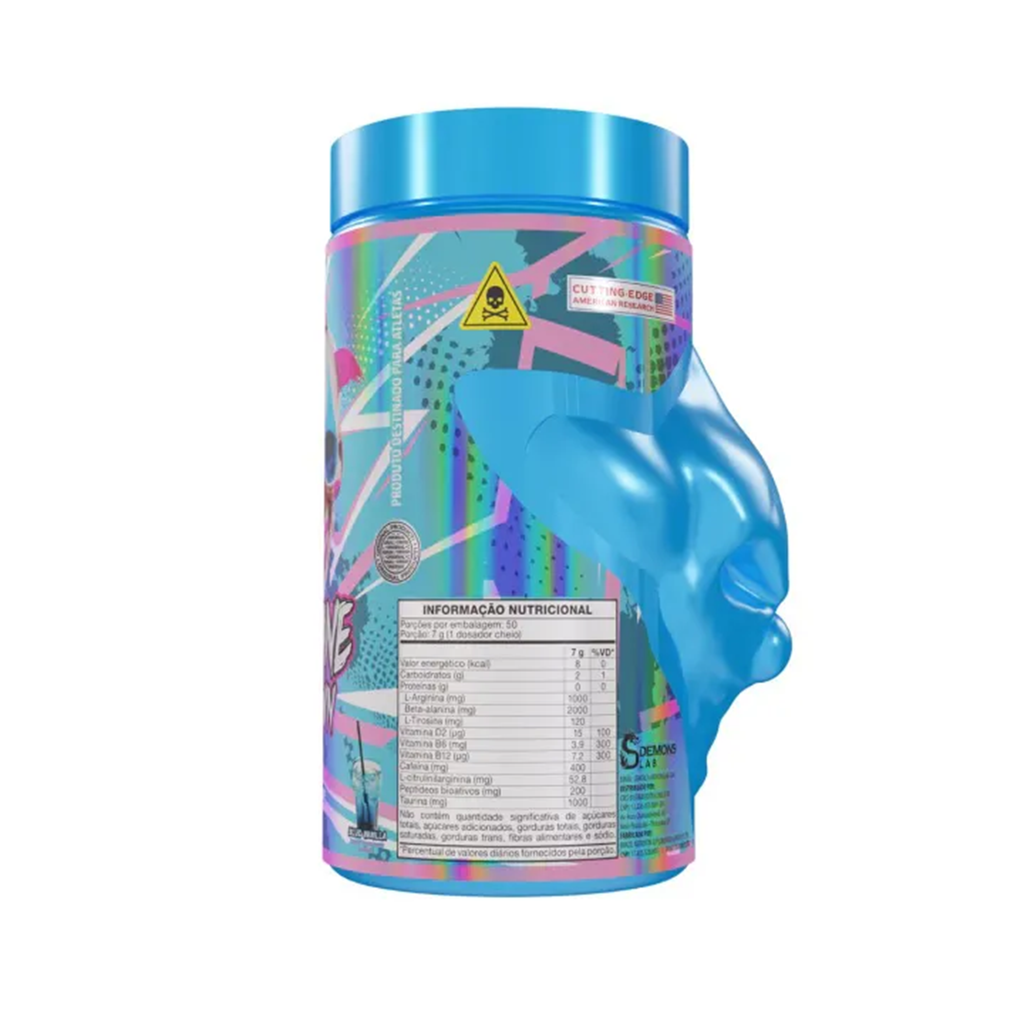 Pré-Treino Insane Clown (350g) - Demons Lab | Energia, Foco e Força Explosiva!