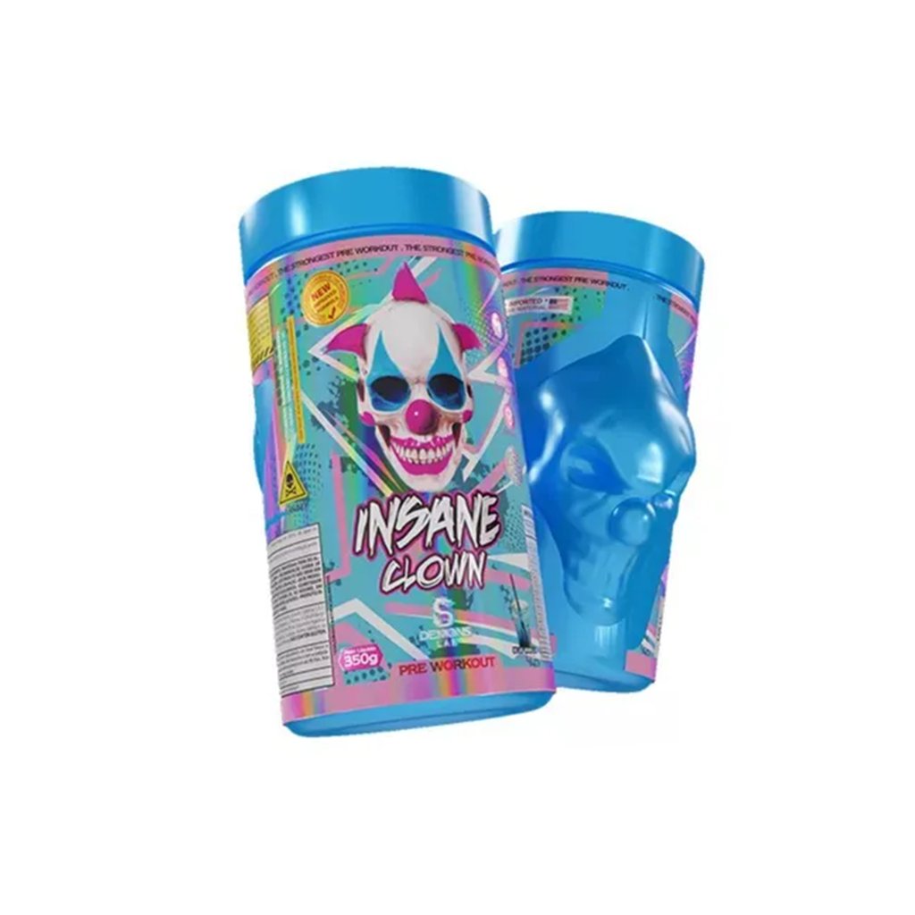 Pré-Treino Insane Clown (350g) - Demons Lab | Energia, Foco e Força Explosiva!