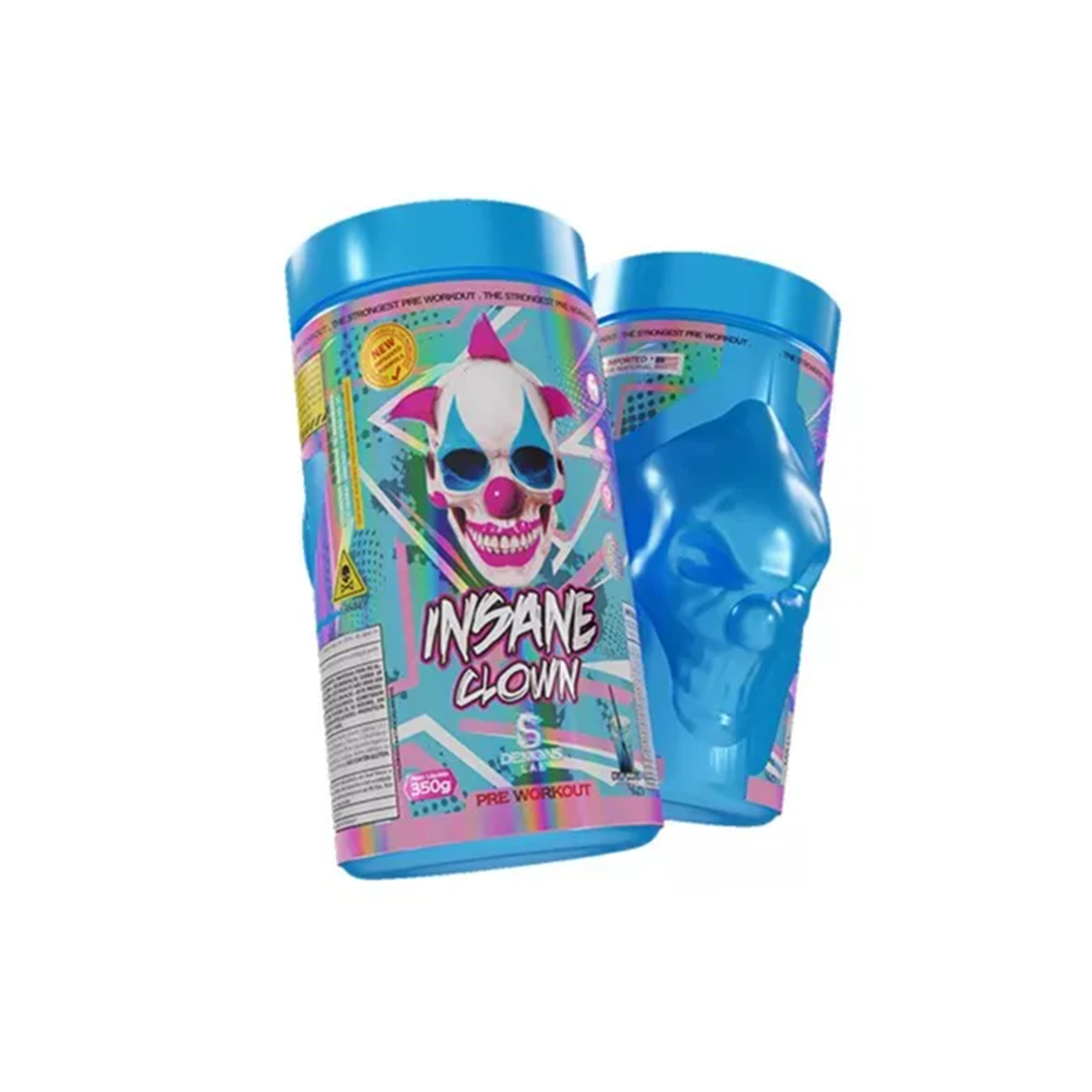 Pré-Treino Insane Clown (350g) - Demons Lab | Energia, Foco e Força Explosiva!