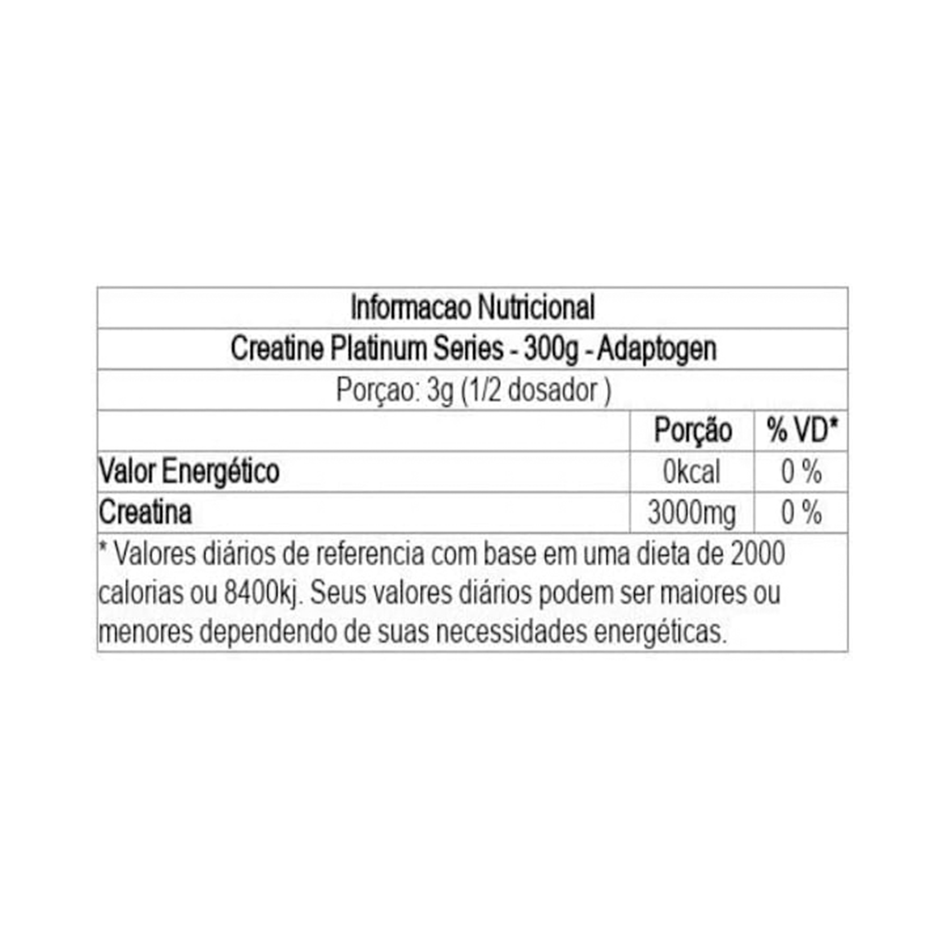 Adaptogen Creatine 100% Pure (300G)