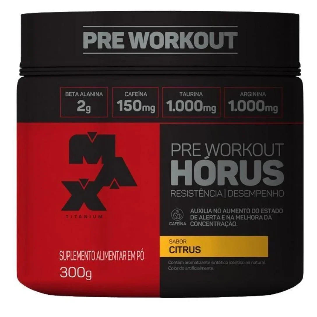 Pré treino Max Titanium - Hórus 300g